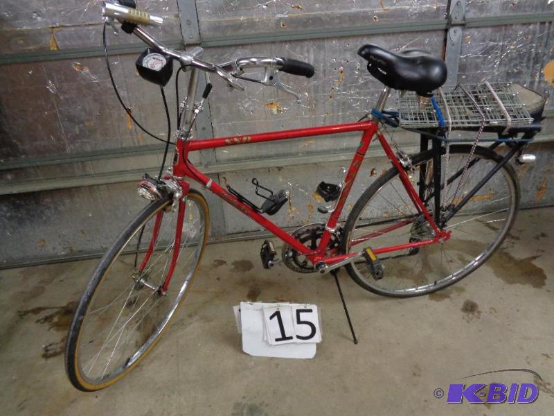 lot 15 image: Kabuki Bridgestone 26" Bike with Rack.&n...
