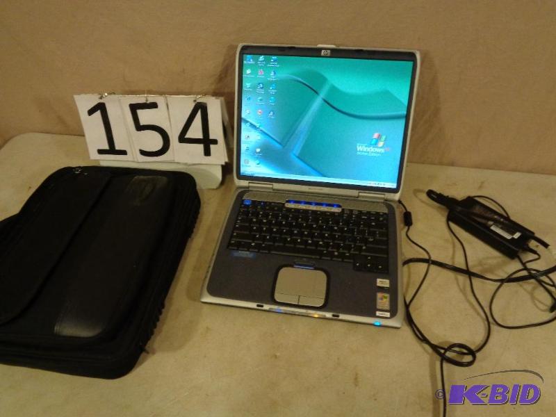lot 154 image: HP Laptop. HP Pavillion&nbspZE4800. Athlon P...