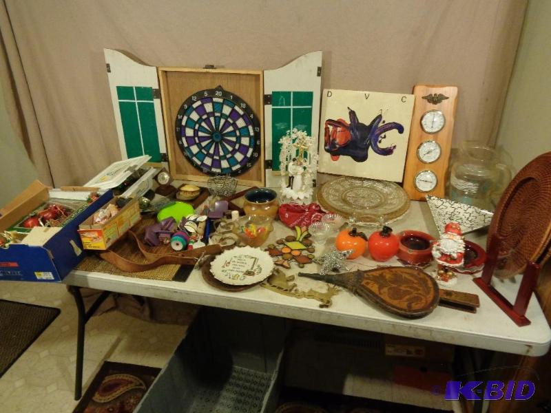 lot 217 image: Lot of Assorted Household. Platters, Plates, ...