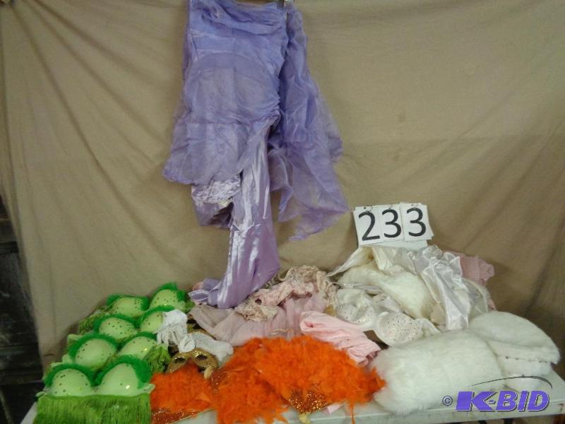 lot 233 image: Lot of Assorted Costumes, Dance, burlesque, e...
