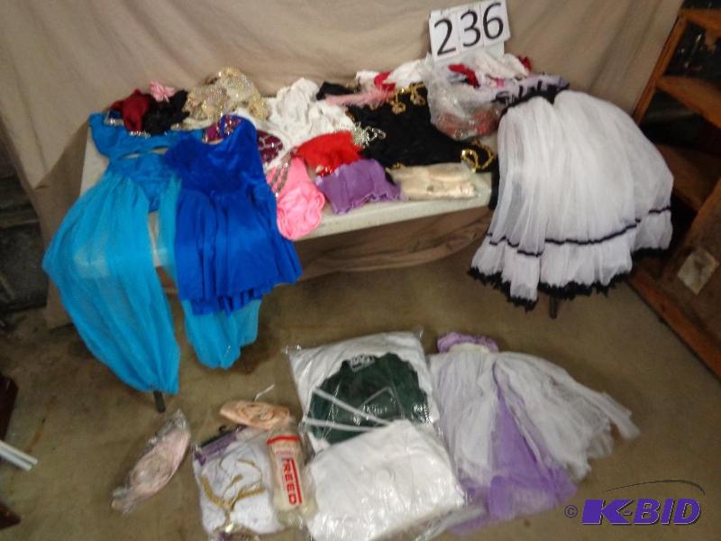 lot 236 image: Lot of Assorted Costumes, Dance, burlesque, e...