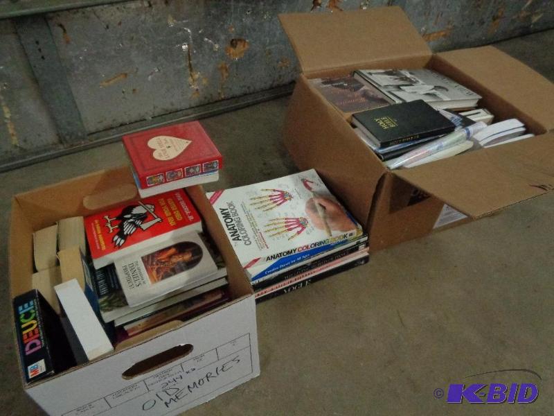 lot 244 image: Lot of Books, Maps, and more. Self-help, danc...