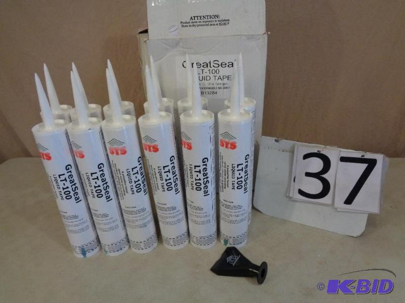 lot 37 image: Case of 12 New 28 oz TubesCartridges of STS ...