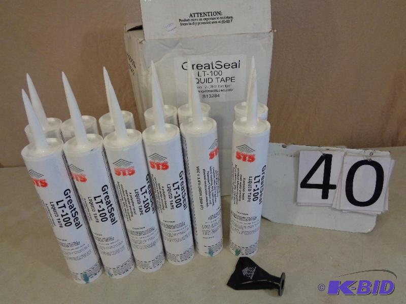 lot 40 image: Case of 12 New 28 oz TubesCartridges of STS ...