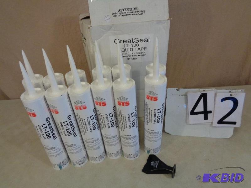 lot 42 image: Case of 12 New 28 oz TubesCartridges of STS ...