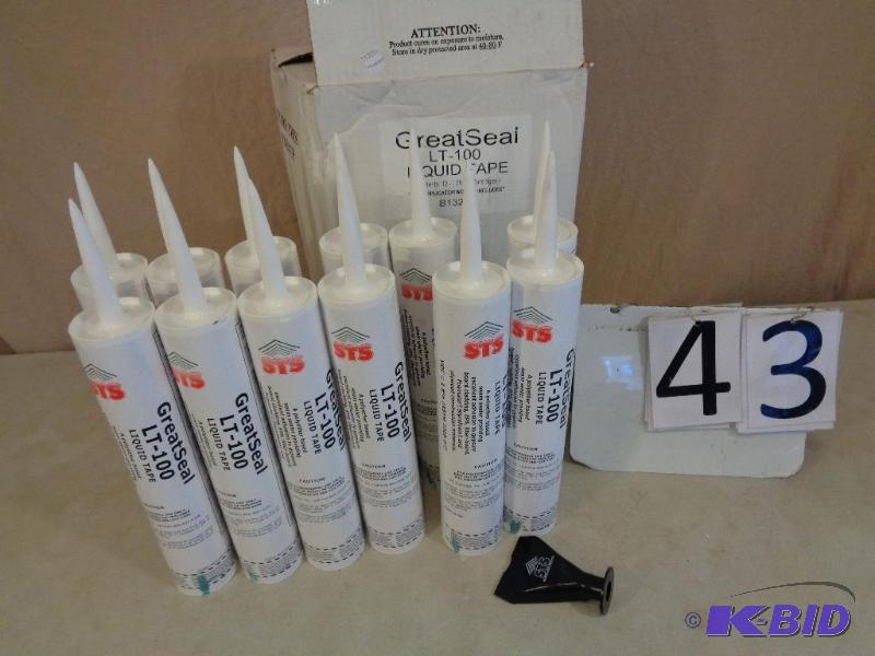 lot 43 image: Case of 12 New 28 oz TubesCartridges of STS ...