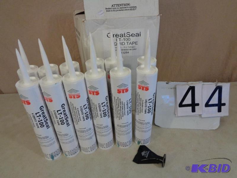 lot 44 image: Case of 12 New 28 oz TubesCartridges of STS ...