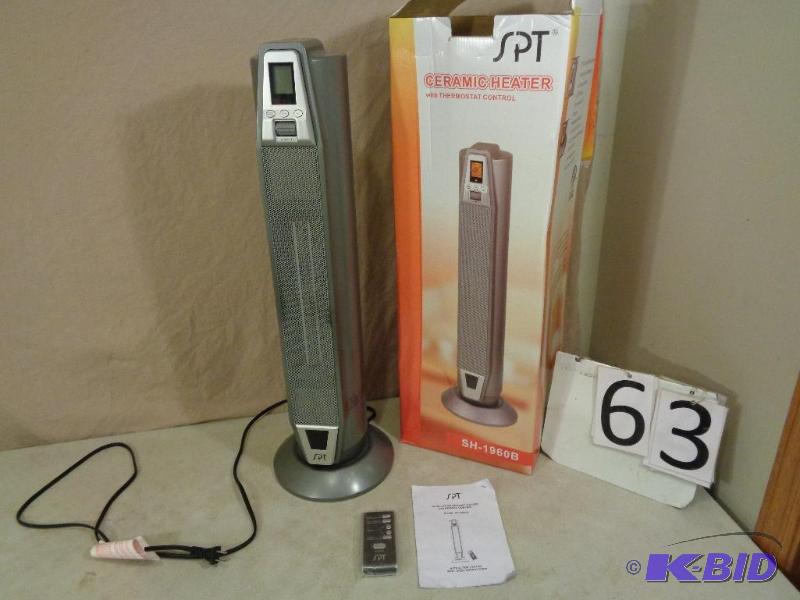 lot 63 image: SPT Ceramic Space Heater. Tested and Works. A...