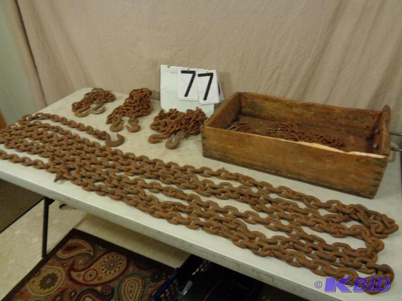 lot 77 image: Assorted chain