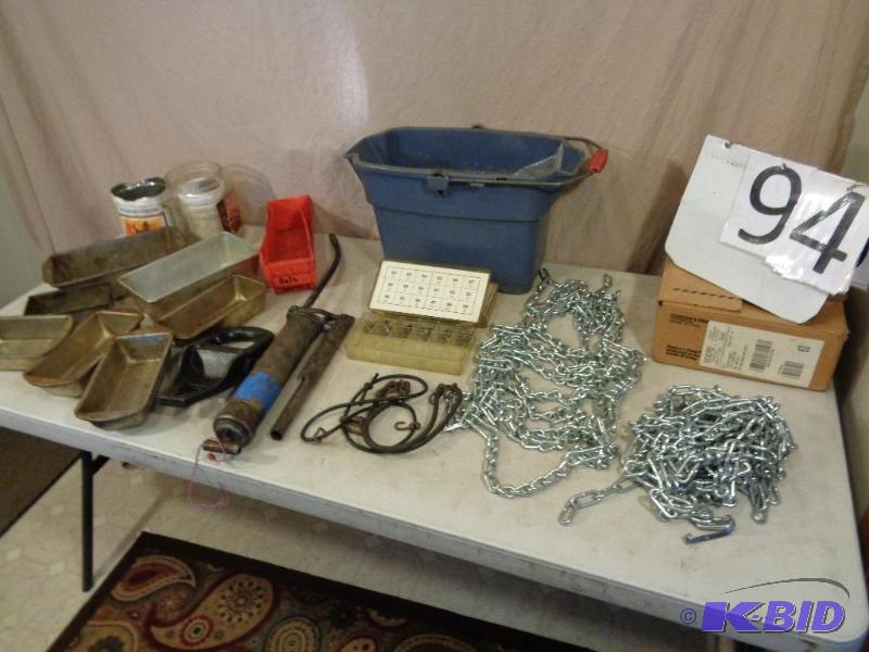 lot 94 image: Tire Chains (look new) approximately 55"...