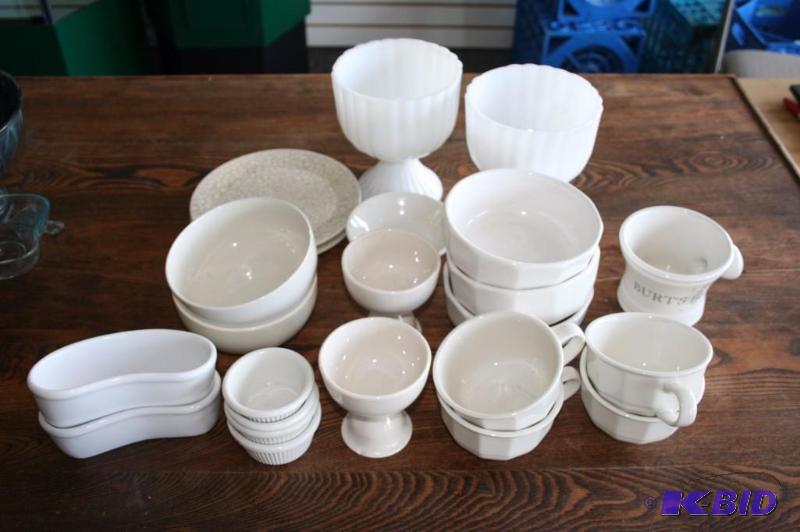 Assorted White Ceramic