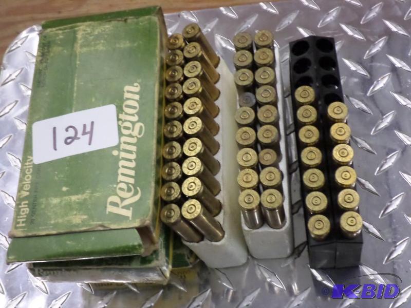 lot 124 image: (3) Boxes Of Empty Remington 7mm-Rem-Mag Roun...