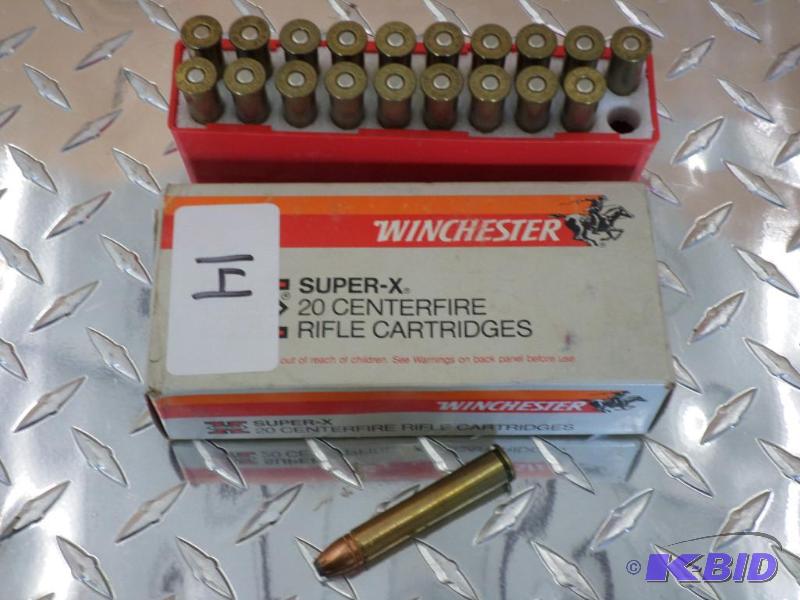 lot 14 image: (20) Rounds Winchester .375-Winchester 200gr ...