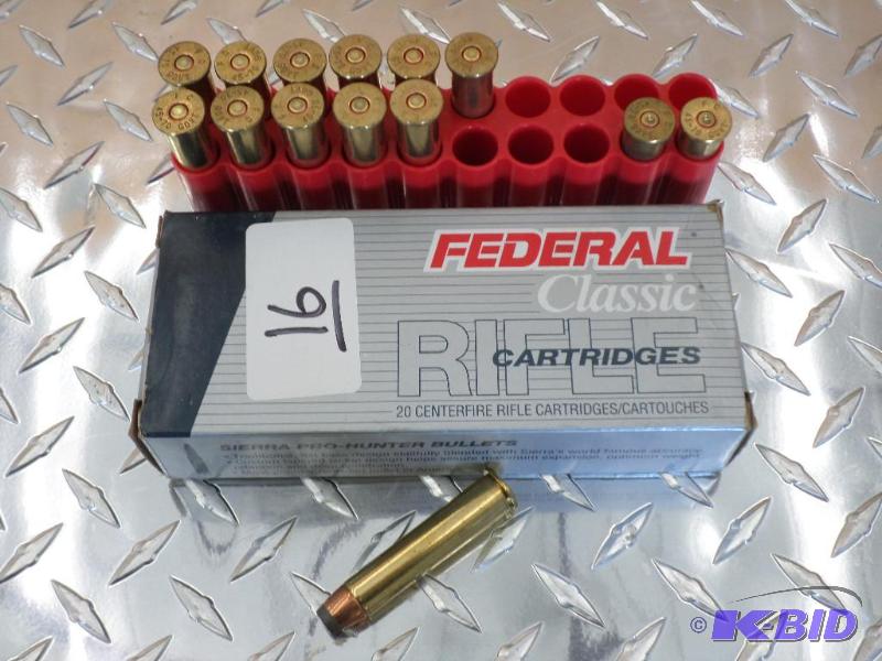 lot 16 image: (12) Rounds Federal 45-70 Govt 300gr Sierra P...