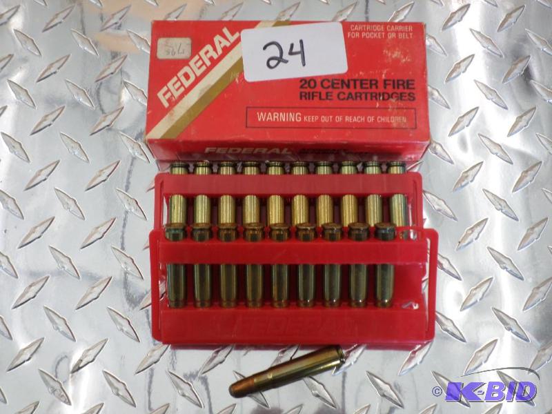 lot 24 image: (20) Rounds Federal .35-Remington 200gr Soft ...