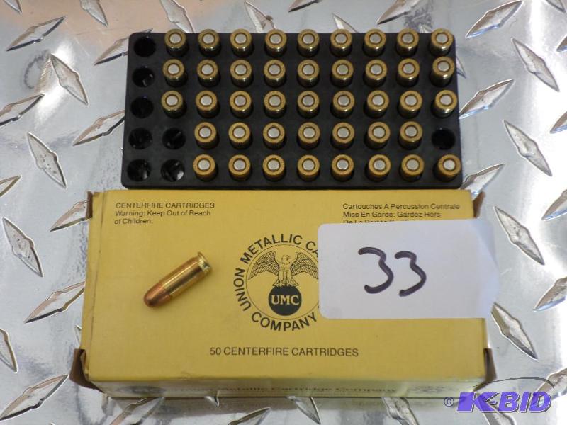 lot 33 image: (43) Rounds UMC .25-Auto 50gr...