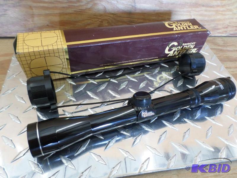lot 4 image: New Tasco Golden Antler 4x32mm Rifle Scope...