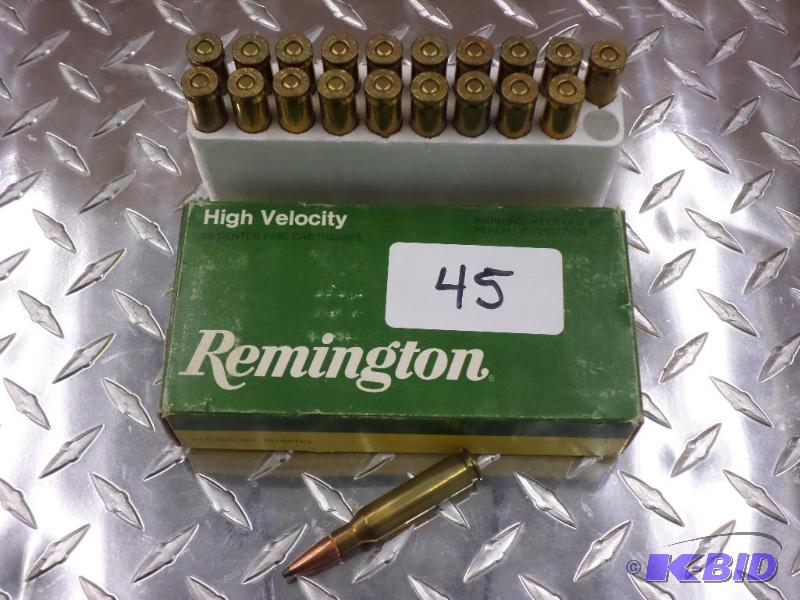lot 45 image: (20) Rounds Remington 7mm-08 140gr PTD Soft P...