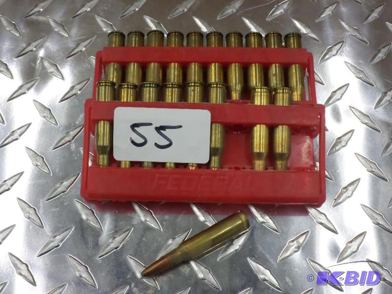 lot 55 image: (19) Rounds Federal 7mm-08 Soft Point...