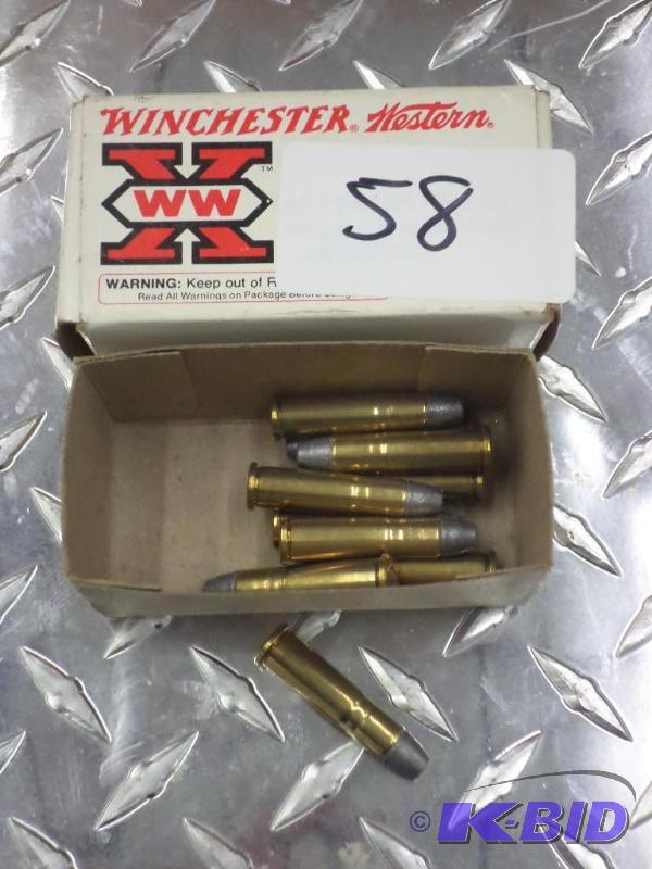 lot 58 image: (10) Rounds Winchester .32-20 100gr...