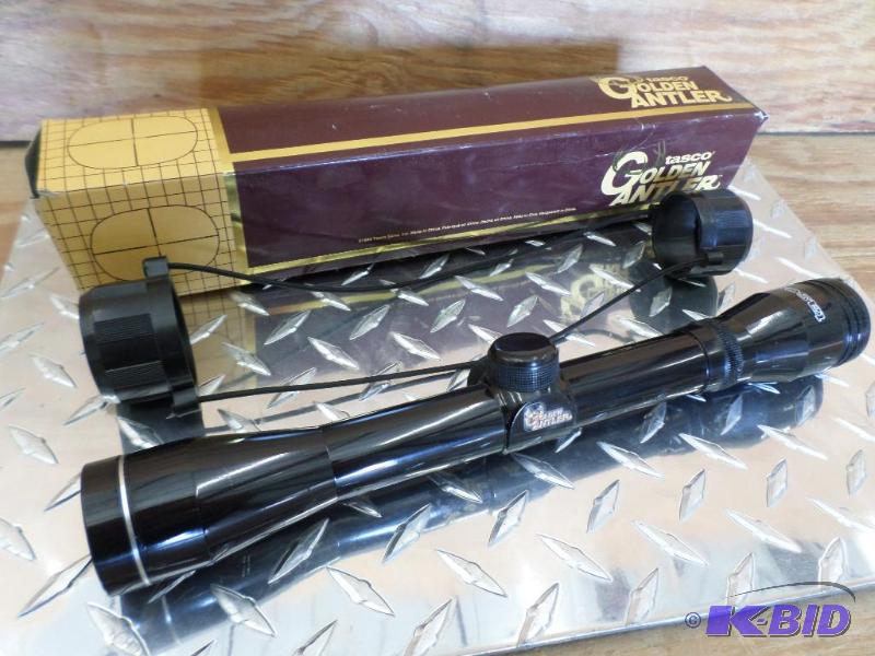 lot 6 image: New Tasco Golden Antler 4x32mm Rifle Scope...