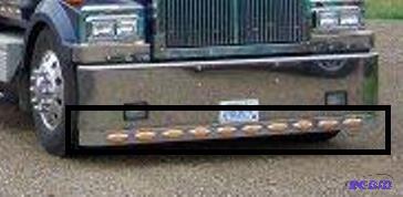 lot 2 image: Western Star Front Bumper Light Bar, new in p...