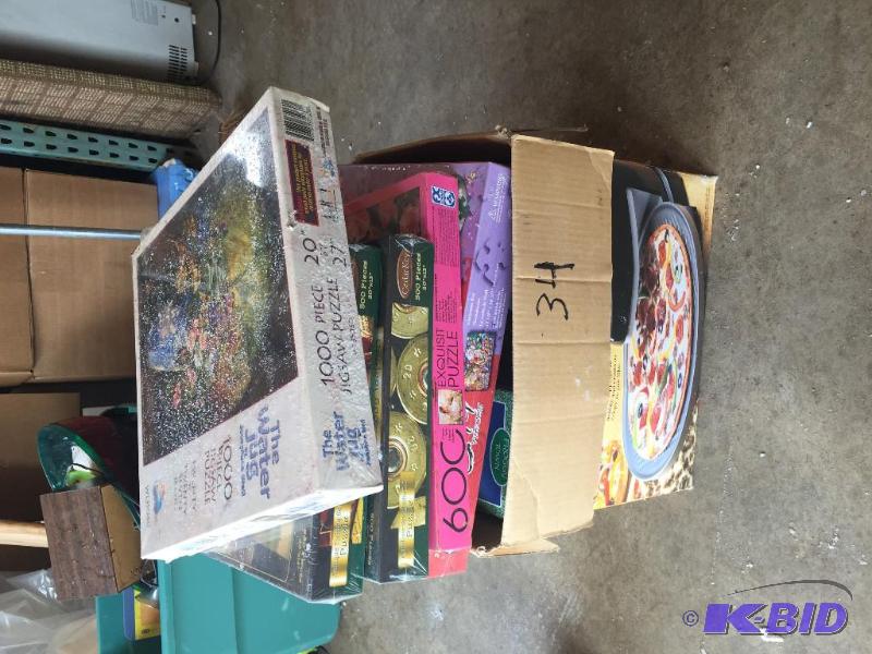 lot 34 image: Puzzles...