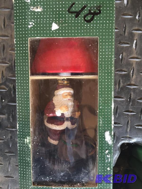 lot 48 image: Santa Lamp...