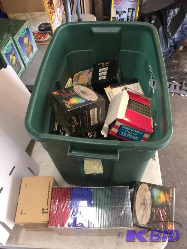 lot 80 image: Tote full of black CDs...