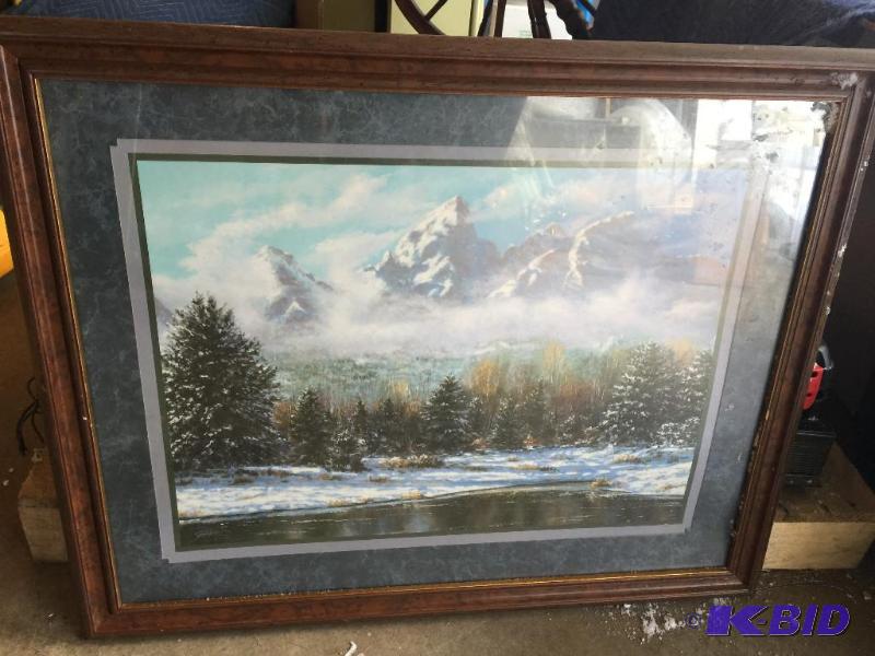 lot 98 image: Outdoor themed print...