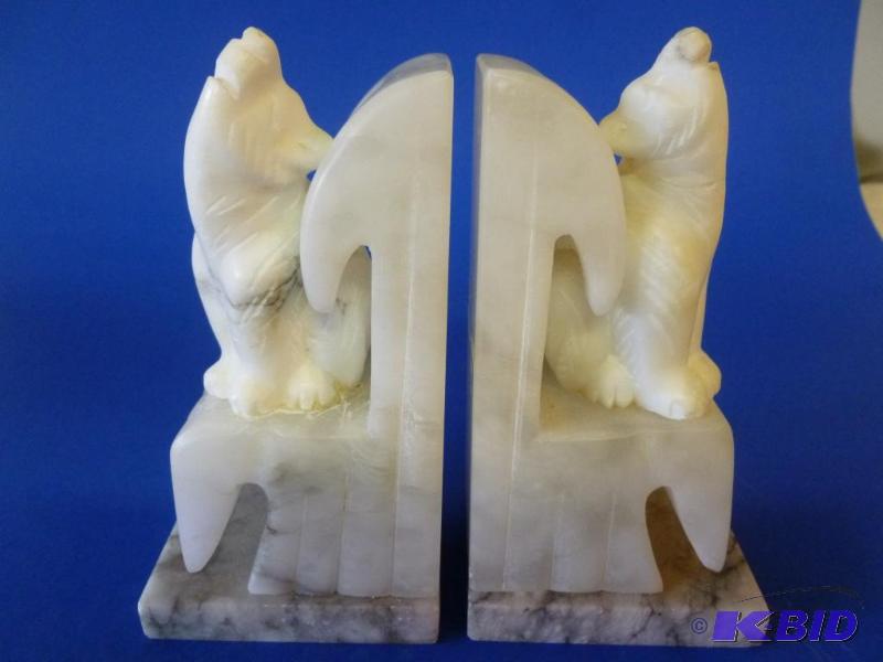 lot 48 image: Vintage G. Bessi genuine alabaster stone and ...