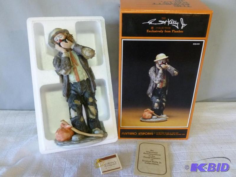 lot 70 image: Large Flambro Imports - Emmett Kelly Jr. &quo...