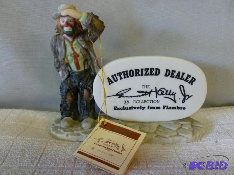 lot 82 image: Flambro Imports - Emmett Kelly Jr. authorized...