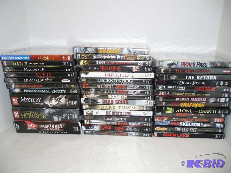 lot 22 image: AHHHHHHH Horror Movies - A Lot of Frightening DVDs