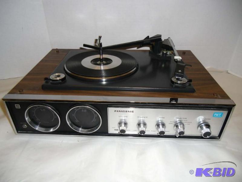 Old Vinyls? Panasonic SD 84 Record Player Turntable ~ AM/FM Radio