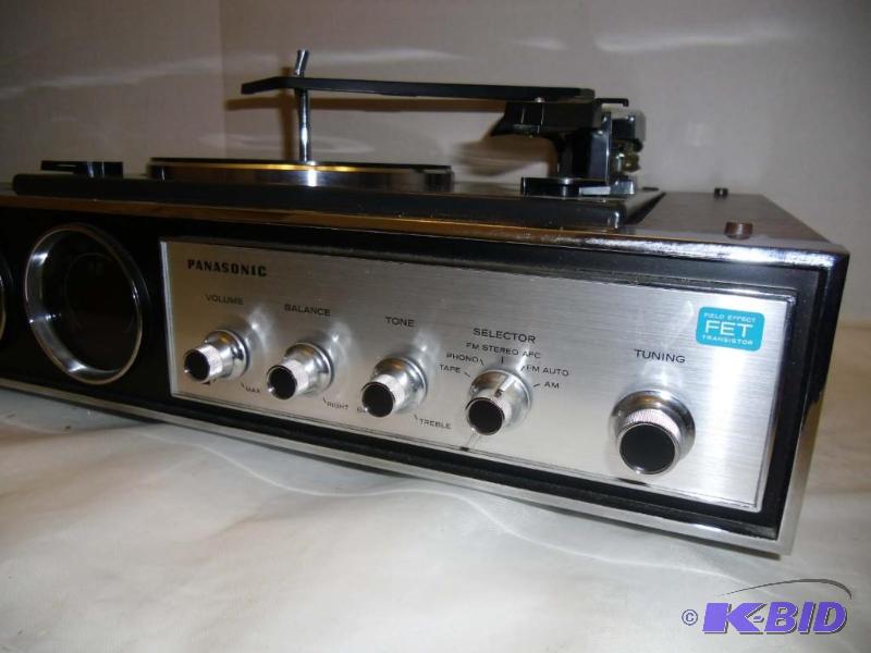 Old Vinyls? Panasonic SD 84 Record Player Turntable ~ AM/FM Radio