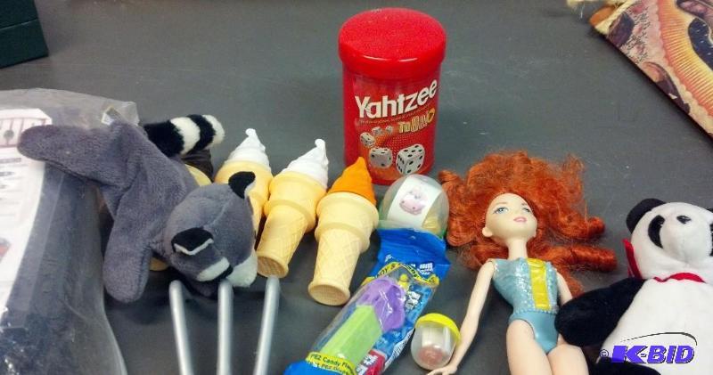 Toys as shown...