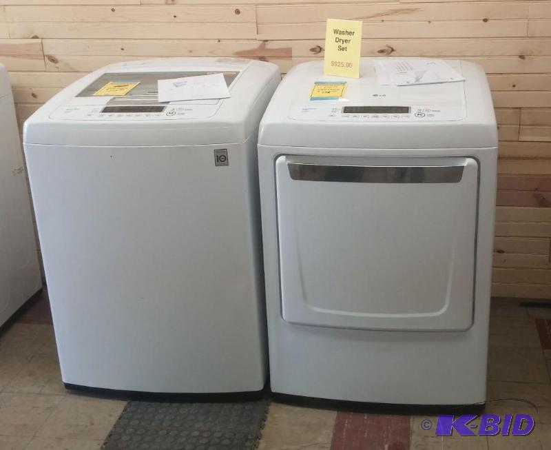 LG Large Capacity Washer and Dryer SET. NEW R...