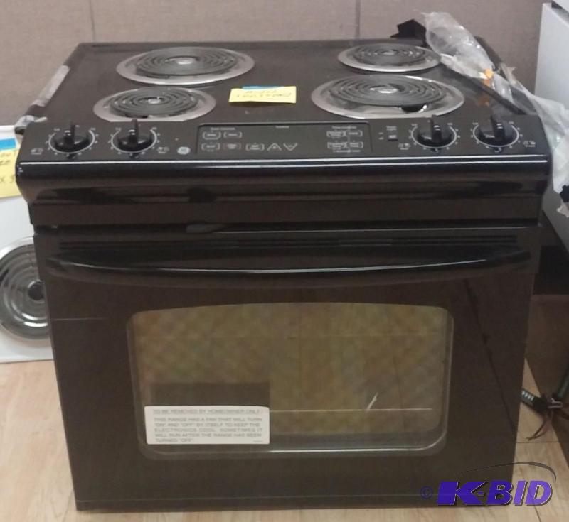 GE Drop In Range Model Number JDP39DN2 Black...