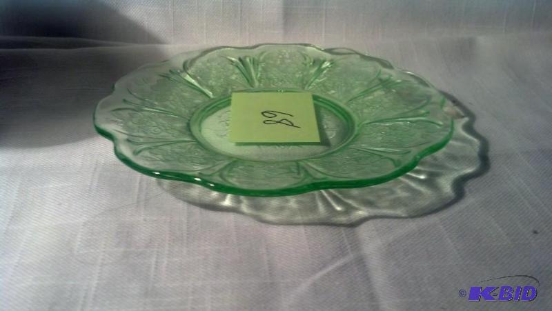 CHERRY BLOSSOM, PLATE 6 IN SHERBERT, GREEN...