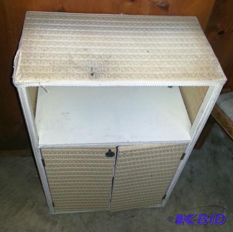Wicker End Table. No tears or rips...