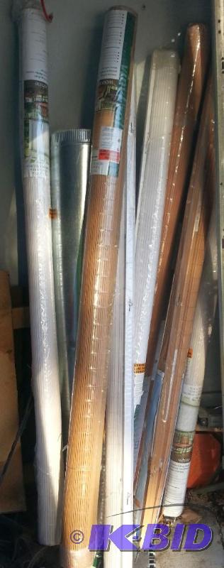 Lot of 7 NEW 72 X 72 Rolling exterior Blinds....