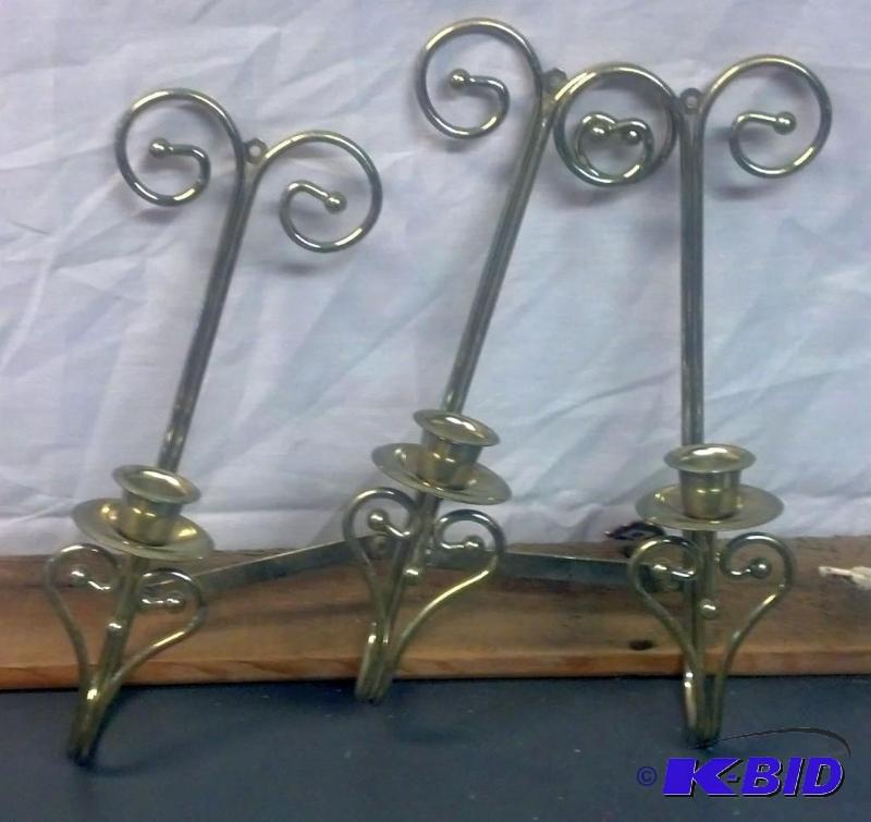 Hanging Brass candle holder centerpiece, fold...