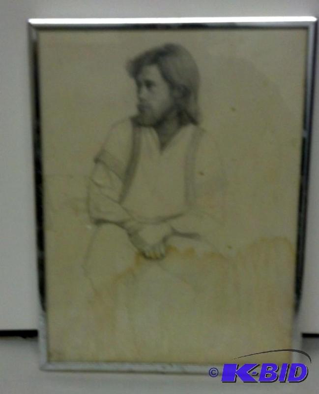 Picture as shown-Hand Drawn Sketch 14 X 16...