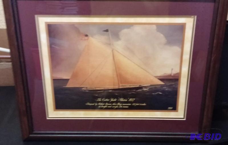 The Cutter Yacht Maria Ship Framed Picture 22...