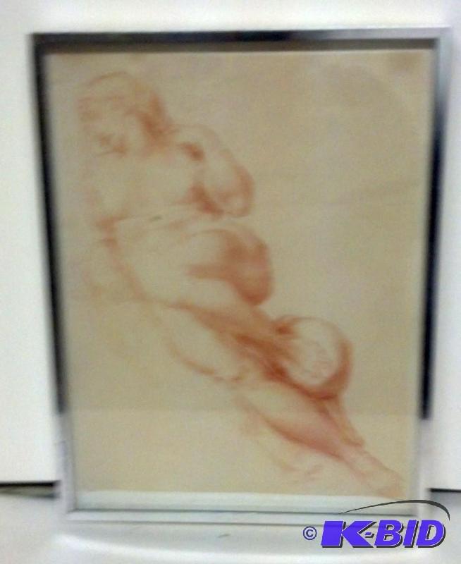 Picture as shown-Hand Drawn Sketch 14 X 16...