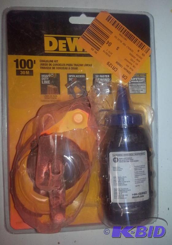 DeWalt Chalk Marker and chalk. Works, but doe...