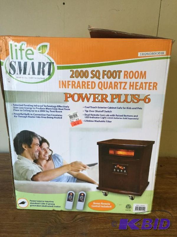 lot 12 image: Life Smart Electric Heater