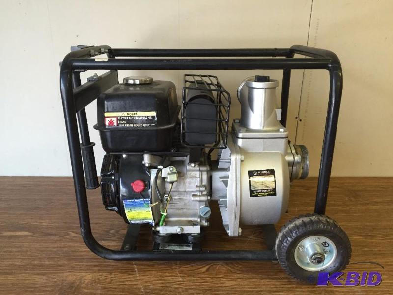 lot 2 image: Steele 3 Semi Trash Pump w 6.5hp Motor