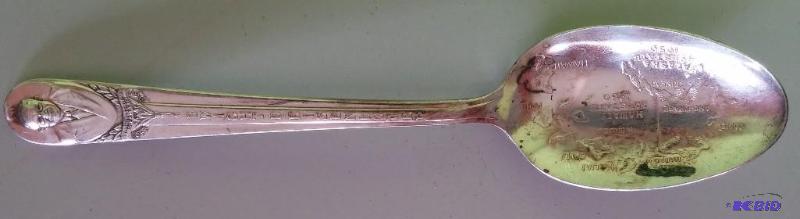 Set of 4 Silverplated Presidential Spoons....